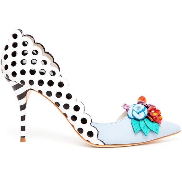 Sophia Webster Mika Floral D'Orsay Pump 36 NIB - Picture 2 of 10